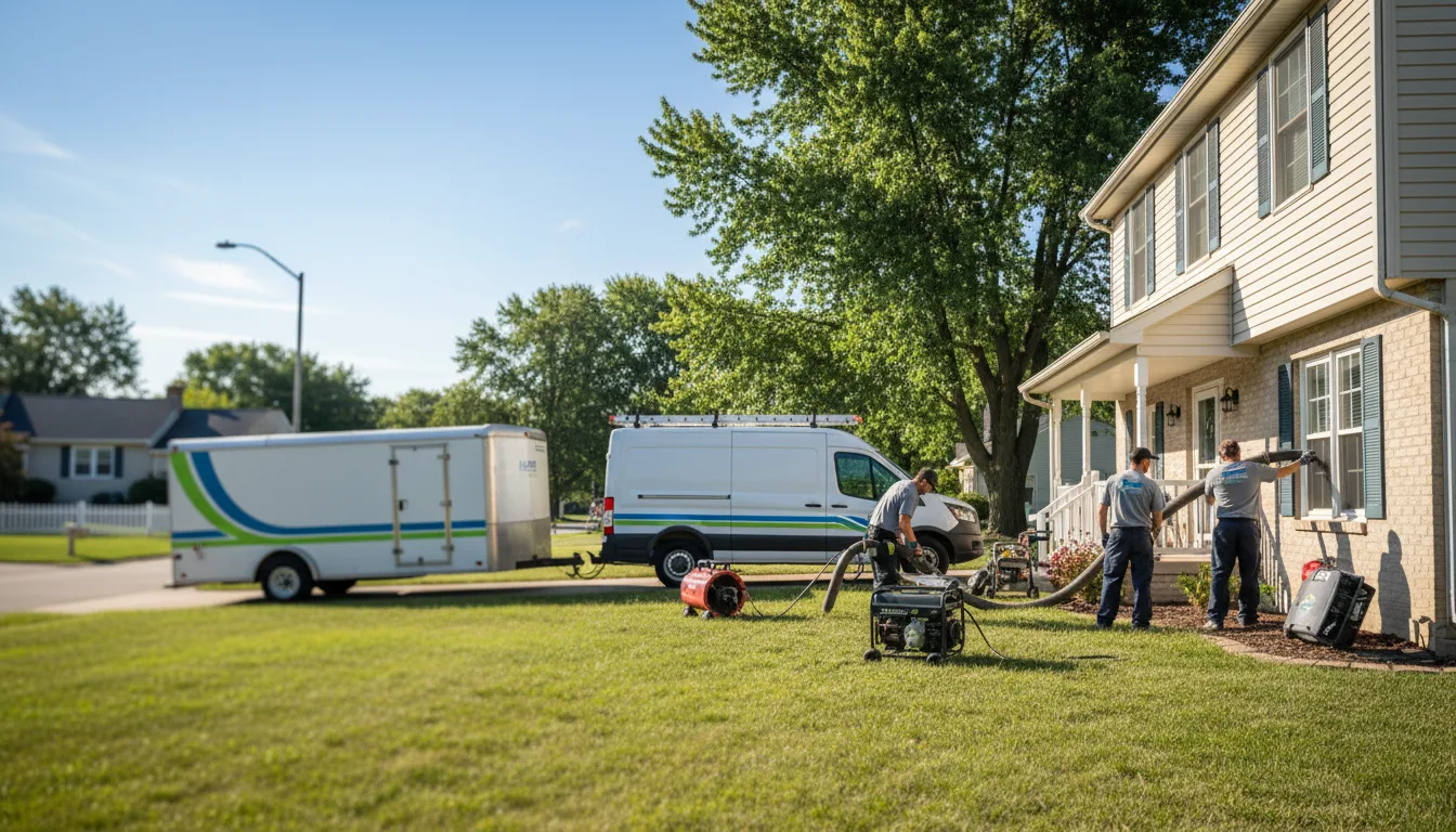 Flooded Basement Restoration And Cleanup With Repair in Bridgeport, NE near me